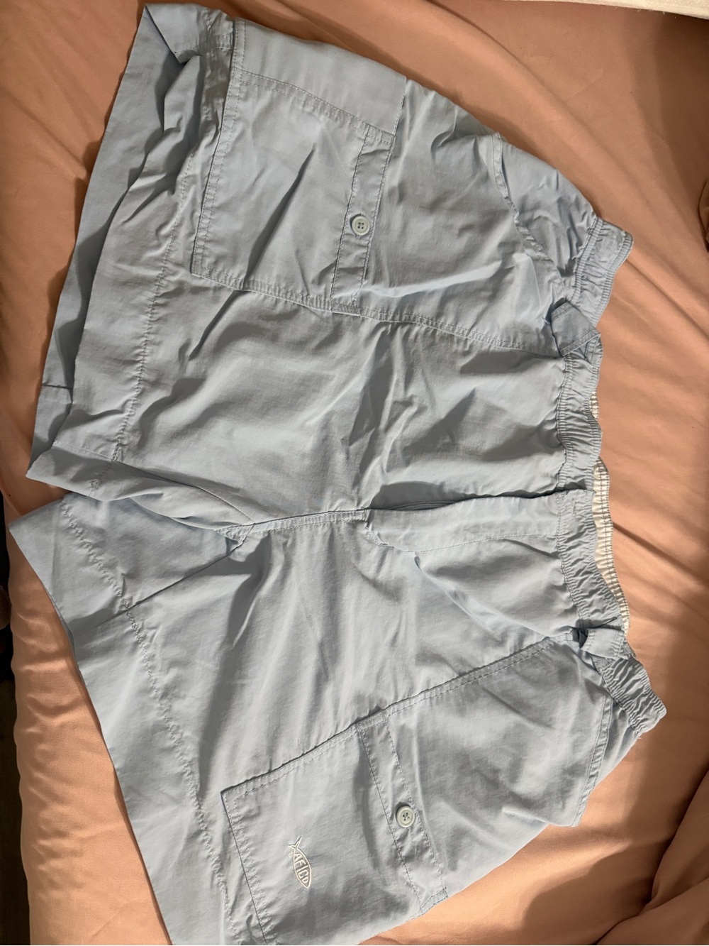 AFTCO Light Blue Men's Fishing Shorts